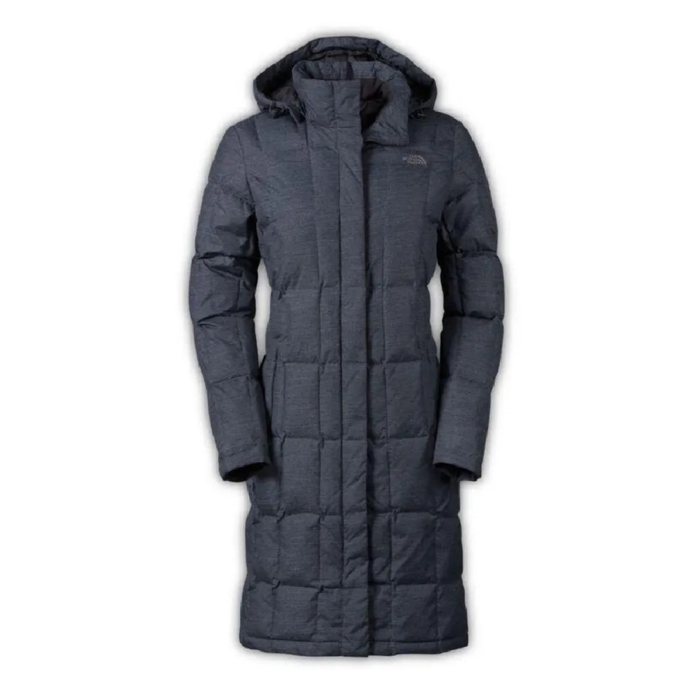The North Face Metropolis 550 Down Fill Parka Womens Jacket, Size M - Gray EUC